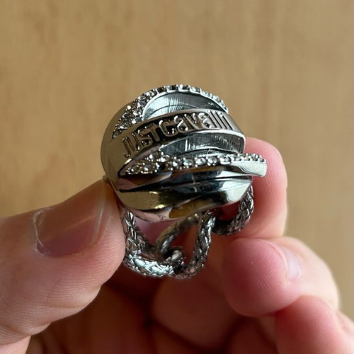 Just Cavalli ring like new, size 48, silver