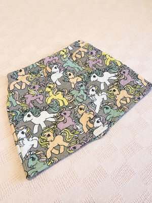 H&M Girl's Skirt New With Colorful Pony Design, Size 110-116 cm