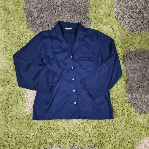 Nora Rose by Cyberjammies Blue Women’s Pyjama Top Size M New