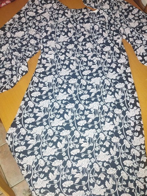 Mango blue dress size S like new