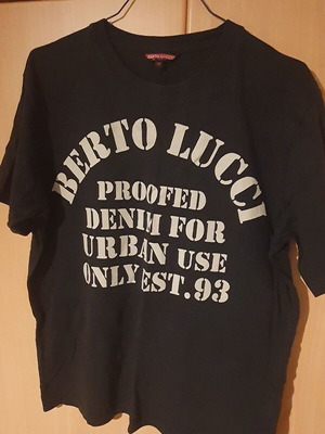 Berto Lucci casual t-shirt size M like new, black