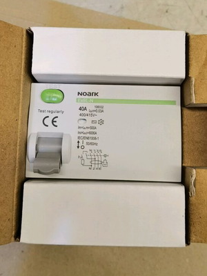 Noark 3-phase 40A four-pole residual current rail relay new