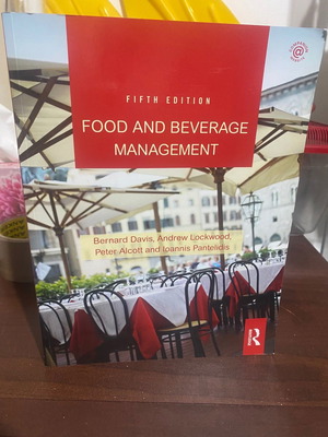 Food and Beverage Management Fifth Edition new book