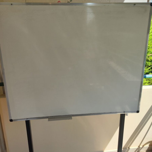 Marker board rotating with aluminum frame and wheels, like new