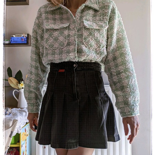 Coquette Paste green and white jacket used