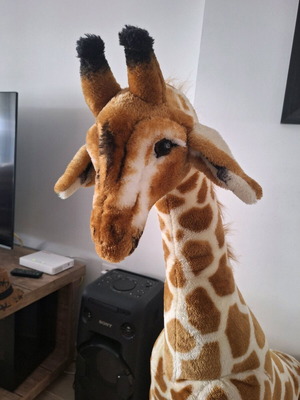 Lapin House large plush giraffe 1.35 m like new