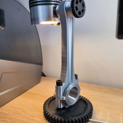 Engine Art Desk Lamp New, Industrial Design 3D Printed