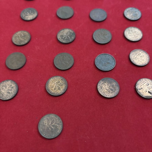 German coins, 21 pieces