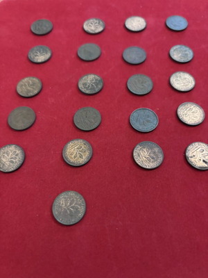 German coins, 21 pieces