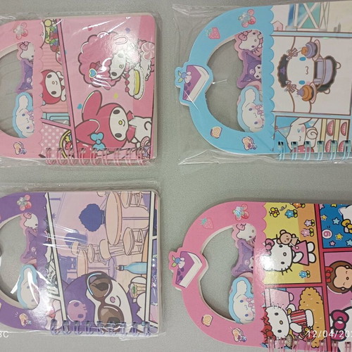 Sanrio mini notebooks new, set of 4 pieces