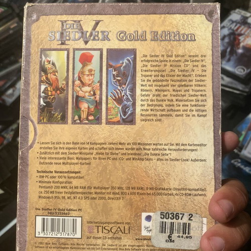 Die Siedler IV Gold Edition PC game, good condition