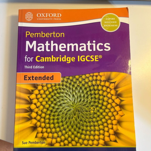 Pemberton Mathematics for Cambridge IGCSE textbook