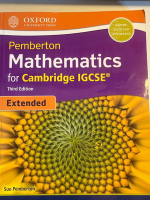 Pemberton Mathematics for Cambridge IGCSE textbook