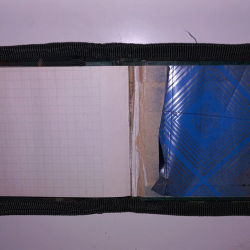 Greek camouflage notebook used