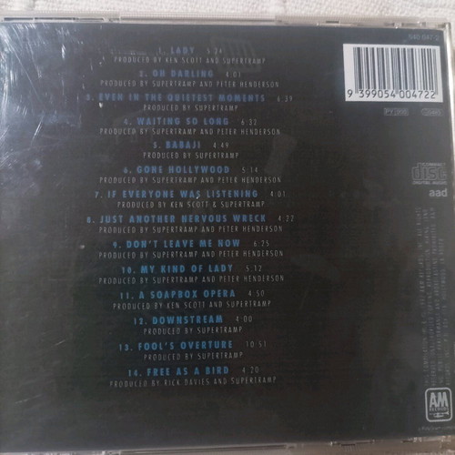 Supertramp CD like new, rock
