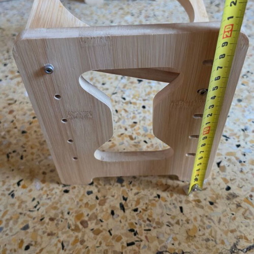 Adjustable dog bowl stand like new