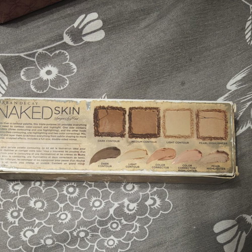 Urban Decay Shapeshifter Face Palette used, contour and concealer shades