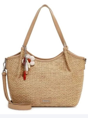 Tamaris shoulder bag new, women's sand color