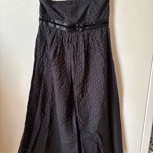 Zara basic women's strapless dress size M like new, black
