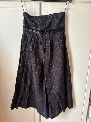 Zara basic women's strapless dress size M like new, black