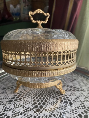 Crystal vintage vase in perfect condition