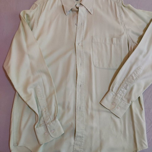 French Connection men's shirt L used, light green, 100% cotton