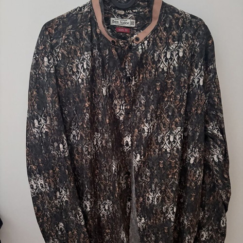 Ben Tailor men's shirt XXL like new, black and brown