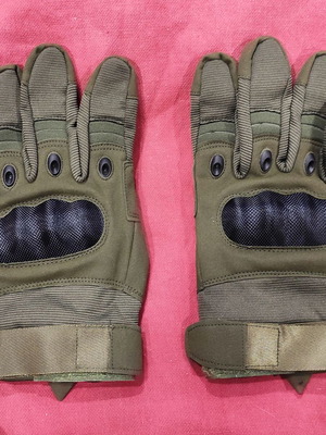 Military tactical gloves new XL khaki color