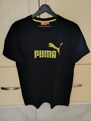 Puma men's short sleeve t-shirt black size M like new