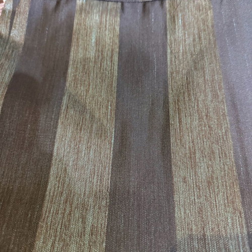 Striped Fabric Tablecloth 140x180 cm new, dark anthracite with petrol-green tones