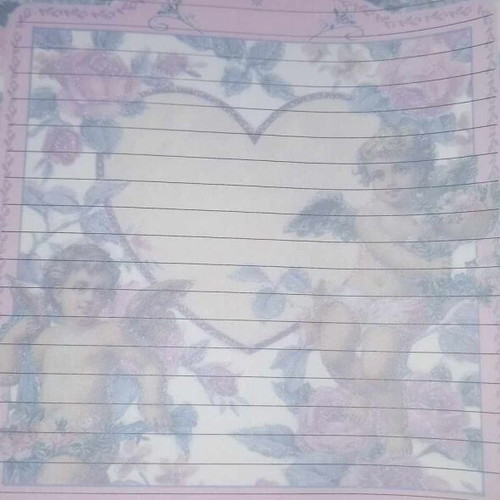 Collectible scented letter papers like new without envelope