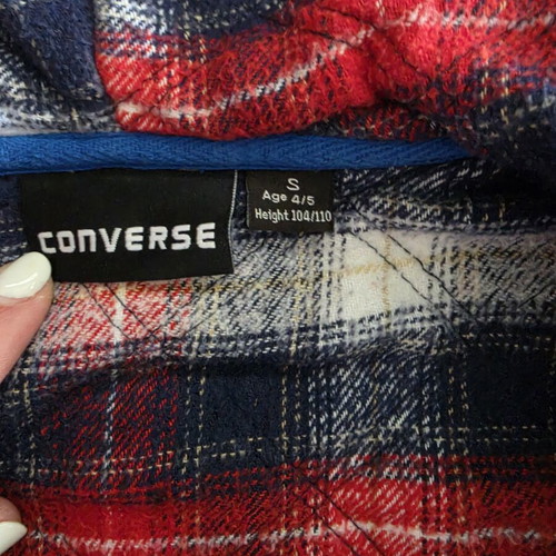 Converse hoodie size 4/5 used, blue