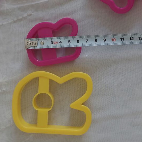 Alphabet Cookie Cutters Set like new, plastic, various sizes