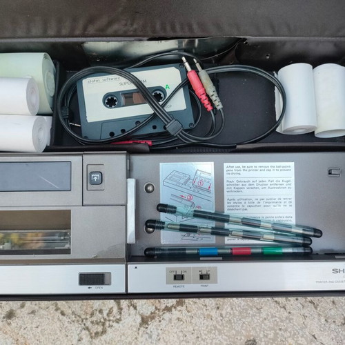 Sharp CE 150 Pocket Computer used, vintage peripherals