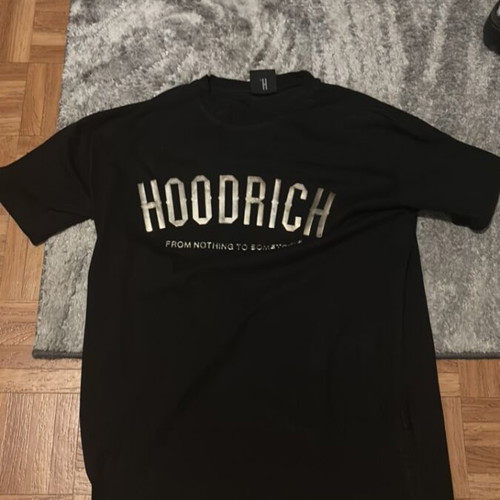 Hoodrich T-shirt, size XS, black, Nike