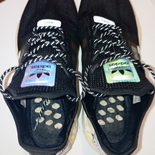 Adidas NMD R1 sneakers size 46.5 used, black fabric