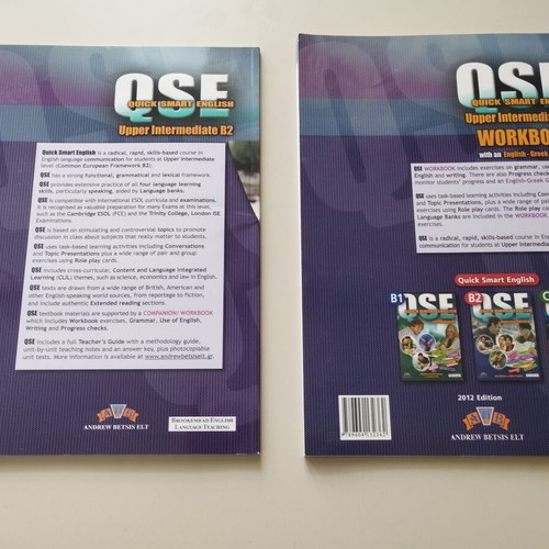 QSE Upper Intermediate B2 Student's Book and Workbook like new