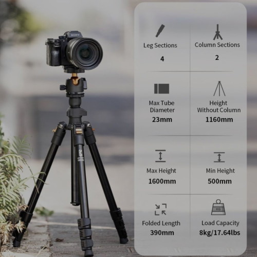 K&F Concept B1234M Tripod like new for video