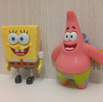 SpongeBob SquarePants and Patrick Star figures new, set
