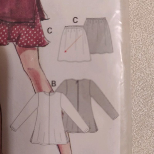 Burda pattern for everyday skirt new