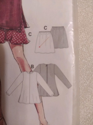 Burda pattern for everyday skirt new
