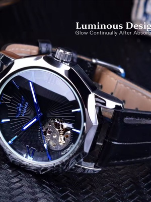 Mechanical automatic watch new, waterproof with sapphire glass
