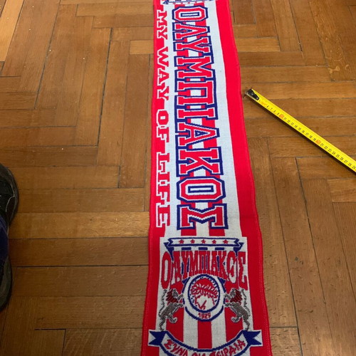 Olympiakos scarf 1995, excellent condition