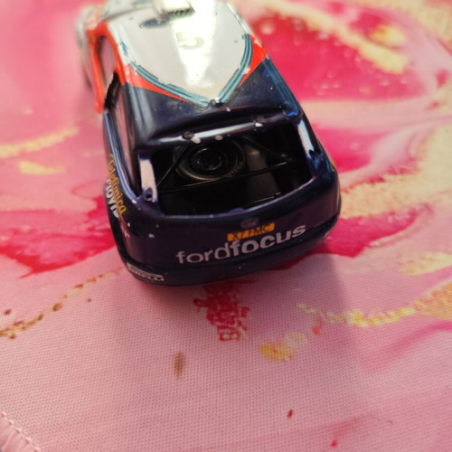 Ford Focus WRC 1:43 scale collectible used with wear