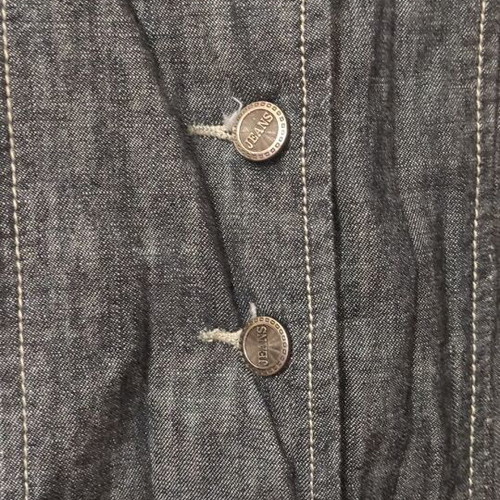 Denim Medium Cotton Dress like new, gray and blue