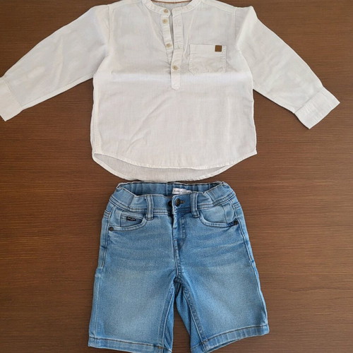 Clothing set for 5-year-old boy, brands Name It, Zara, Hashtag, H&M