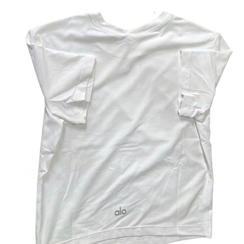 Alo Yoga Classic White T-Shirt new, size S