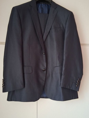 Κοστούμι σακάκι Gruppo Quattro ιταλικό σαν καινούργιο, σκούρο μπλε-γκρι