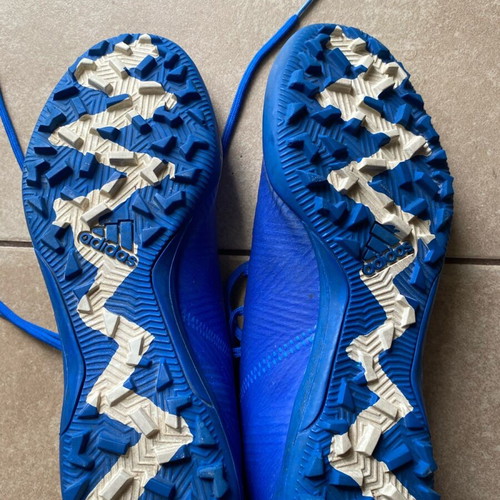 Adidas blue football shoes like new, size 40 2/3