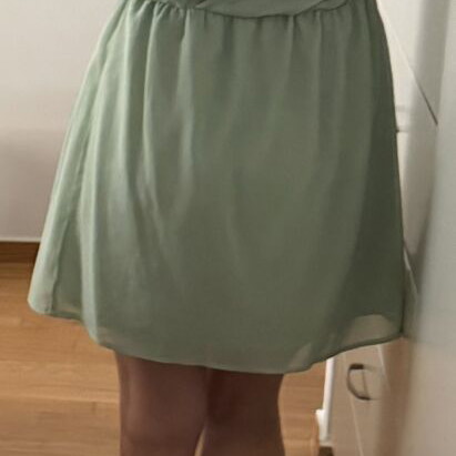 H&M mini dress size 36 mint color like new